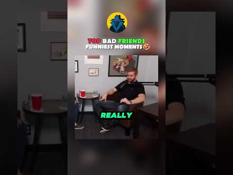 Bad Friends Funniest Moments🤣 #viralvideo #funny #interestingclips #viralshort #podcast #badfriends thumbnail