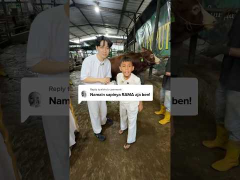 Namain RAMA Sapi Kurbannya 🤣😅😍🥰😘 #vilmei #williesalim thumbnail
