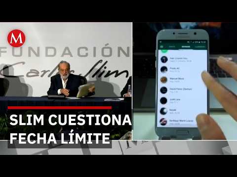 Carlos Slim pide revisar plazo del registro obligatorio de líneas telefónicas en México thumbnail