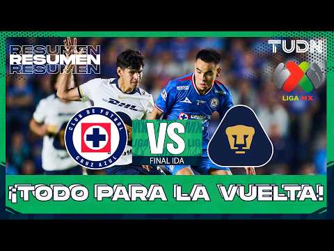 RESUMEN I - Cruz Azul vs Pumas | Liga MX - Final - Ida Clausura 2026 | TUDN thumbnail