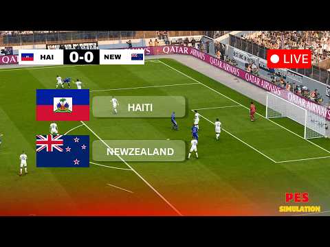 🔴 LIVE: Haiti vs New Zealand ⚽ International Friendly 2026 | PES 2021 Realistic Match Simulation 🎮 thumbnail