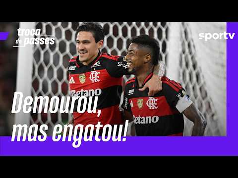 FLAMENGO VENCE O CUSCO E AGUARDA RESULTADOS PARA PELO PRIMEIRO GERAL | TROCA DE PASSES | sportv thumbnail