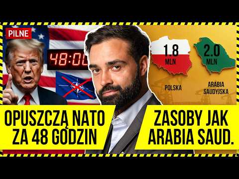 DLATEGO TRUMP CHCE WYJŚĆ Z NATO, ZAWIESZENIE BRONI SIĘ SYPIE, POLSKA MA ENERGII JAK ARABIA thumbnail
