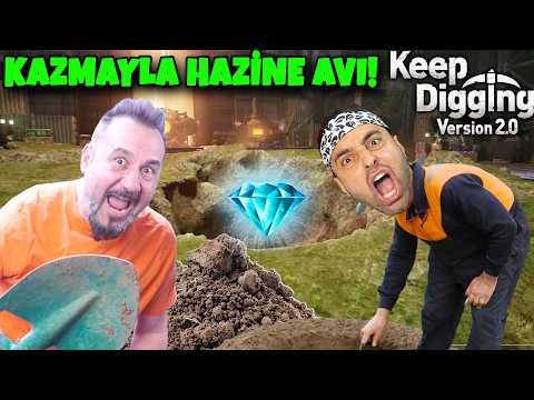 KAZMA İLE NE KADAR DERİNE İNEBİLİRİZ? | ÜMİDİ İLE KEEP DIGGING V2 OYNUYORUZ thumbnail