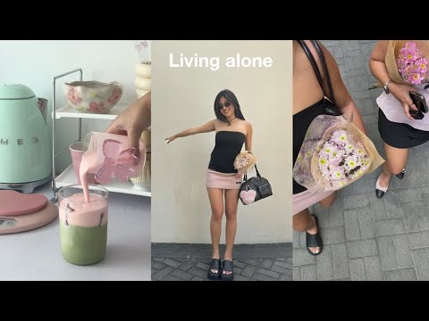 Living alone • setting up matcha station, girls day out, an introvert’s fun week thumbnail