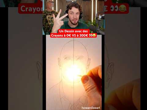 Un Dessin avec des Crayons à 0€ VS à 300€ 👀😂 thumbnail