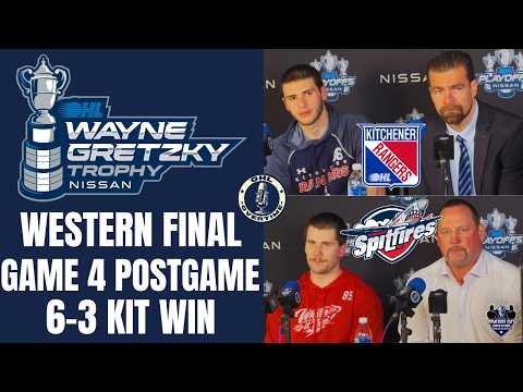 KIT Rangers vs WSR Spitfires Game 4 Western Conference Final postgame - OHL Overtime thumbnail