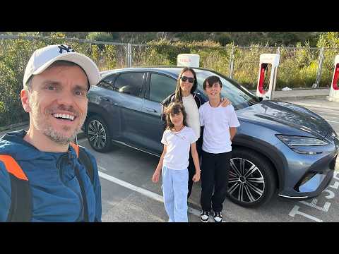 Nossa primeira viagem com carro elétrico… deu certo? 😳⚡ thumbnail