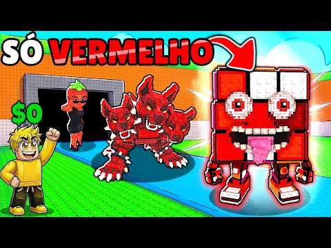 PEGUEI SOMENTE BRAINROTS VERMELHOS ATÉ 100 TRILHÕES NESSE ROUBE UM BRAINROT thumbnail