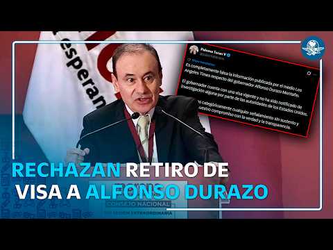 Sonora rechaza que Alfonso Durazo esté siendo investigado por EU thumbnail