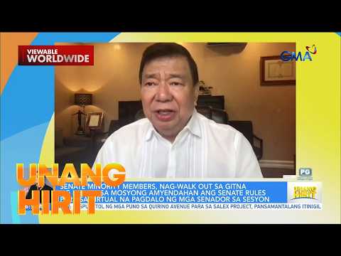 Former Senator Franklin Drilon, tinalakay ang maiinit na usapin sa Senado | Unang Hirit thumbnail