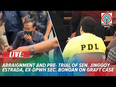 LIVE: Arraignment and Pre-Trial of Sen. Jinggoy Estrada, ex-DPWH Sec. Bonoan on Graft Case thumbnail