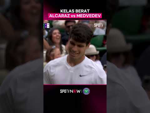#Wimbledon ? - Level tenis yang berbeda dari dua raksasa, Alcaraz vs Medvedev! thumbnail