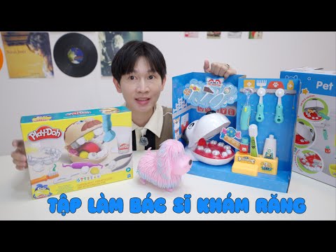 Đồ Chơi Làm Bác Sĩ Khám Răng Và Nhổ Răng Sâu Cho Bệnh Nhân Chó thumbnail