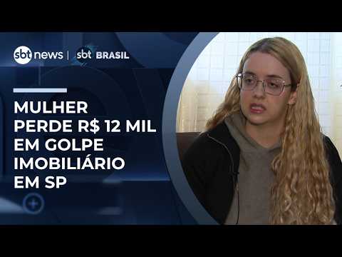 Mulher perde R$ 12 mil em golpe imobiliário em SP; casos crescem no Brasil | #SBTBrasil thumbnail