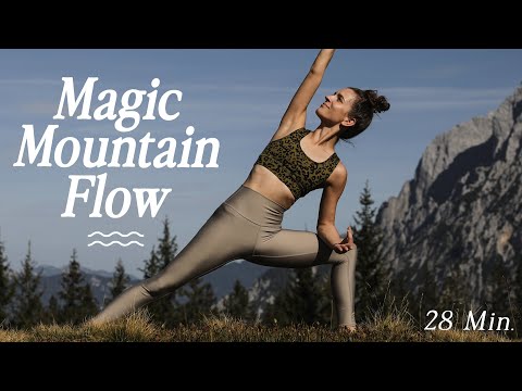 Yoga Ganzkörper Flow für alle Level | Kraft, Klarheit, Balance | 28 Min. Magic Mountain Flow ⛰️ thumbnail