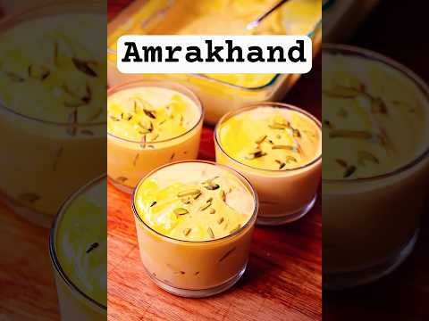 Aamrakhand Recipe | Creamy Mango Dessert & Side Dish - Instant Dessert for Poori & Chapati thumbnail