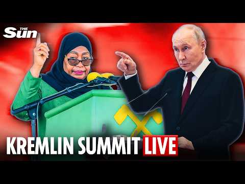 LIVE: Vladimir Putin hosts President of Tanzania in Moscow for historic Kremlin talks thumbnail