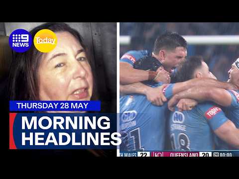 Blue's snatch Game 1 from QLD's grasp; Triple-murderer to return to court | 9 News Australia thumbnail