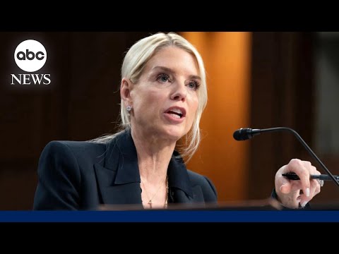 Pam Bondi arrives for House Oversight Committee hearing to address Epstein questions thumbnail