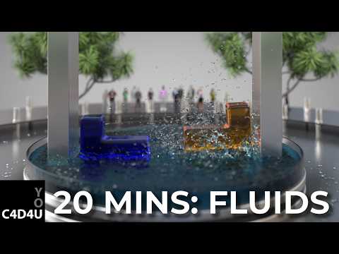 ULTIMATE Fluid Simulation Compilation | 20 Mins of Satisfying 3D Liquids ❤️ C4D4U thumbnail
