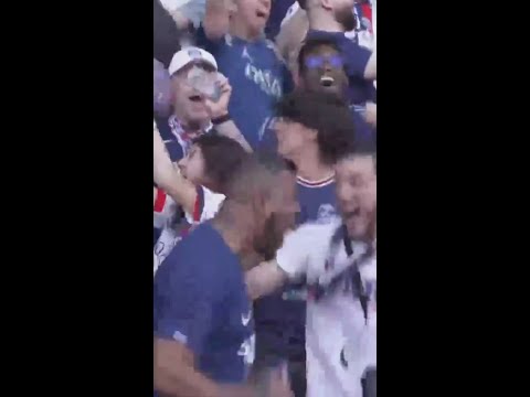 PSG fans ERUPT in JOY after DEMBÉLÉ'S MIRACULOUS penalty GOAL | PSG 1–1 ARSENAL thumbnail