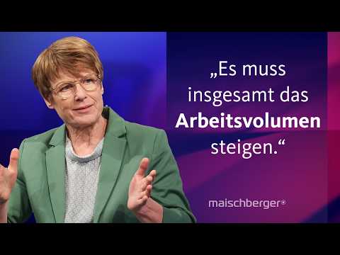 Ralf Stegner und Veronika Grimm diskutieren über Wirtschaft, Steuern und Rente | maischberger thumbnail