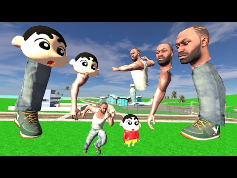 Franklin Evil Body Parts Vs Shinchan Body Parts in Indian Bike Driving 3D: thumbnail