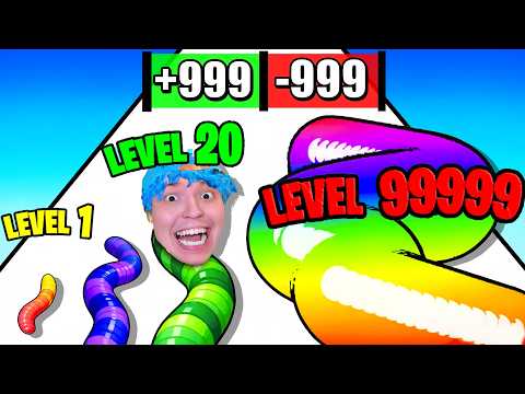 ESSA MINHOCA GUMMY NÃO PARA DE CRESCER… ATÉ O NÍVEL 999.999.999!! thumbnail