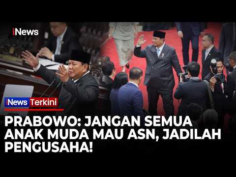 Prabowo Dorong Anak Muda Jadi Pengusaha: Jangan Semua Minta Jadi ASN | iNews Terkini 20/5 thumbnail