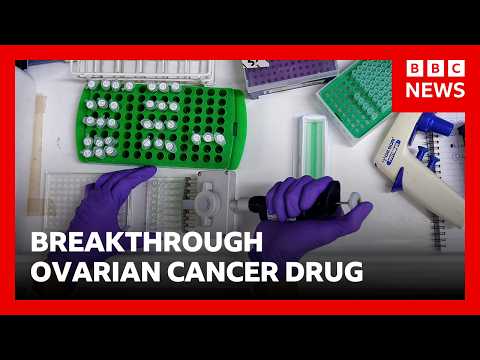 Breakthrough ovarian cancer drug offers patients more time and better quality of life | BBCNews thumbnail