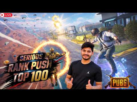 Rank PUSH top 100 | PUBGLIVE #Conqueror #customroom  #canada  #india #gaming thumbnail