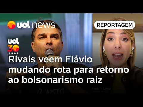Rivais veem Flávio Bolsonaro mudando rota para retorno ao bolsonarismo raiz | Daniela Lima thumbnail
