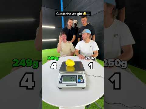 Guess the weight 😂 First to 5 wins it 🏆 thumbnail