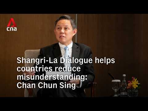 Shangri-La Dialogue 2026: Defence Minister Chan Chun Sing wraps up conference | Full interview thumbnail