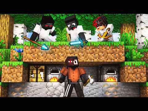 TOBIASZ vs 3 ŁOWCÓW (minecraft manhunt) thumbnail