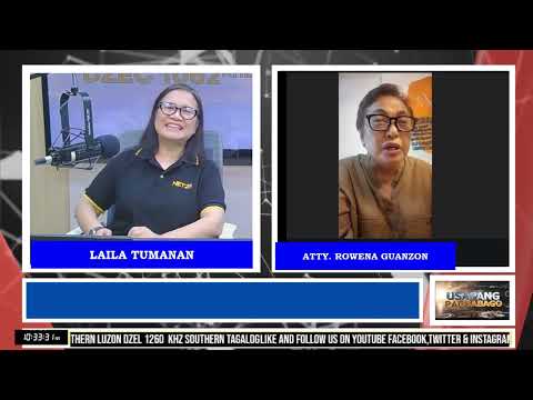MAINIT NA KAGANAPAN SA SENADO TINALAKAY NI ATTY. ROWENA GUANZON thumbnail