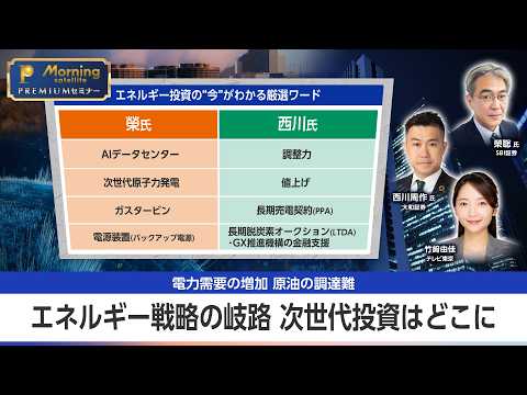 AIバブルの裏で起きる電力爆発！プロが選ぶ次世代エネルギー投資戦略と日米の注目株 【モーサテプレミアムセミナー】 thumbnail