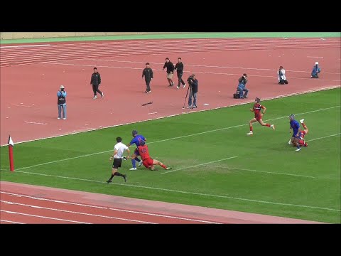 長崎北陽台　得点シーン②　前半１０分　第１０4回全国高校ラグビー大会長崎県決勝戦　長崎北陽台ＶＳ長崎南山　かきどまり陸上競技場　２０２4１１２３ thumbnail