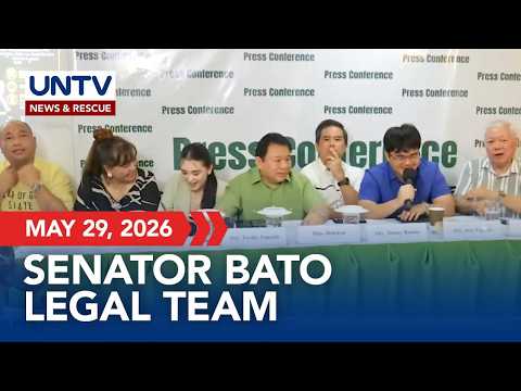 Live: Senator Ronald Dela Rosa’s Defense Team on Petitions, TRO I May 29, 2026 thumbnail