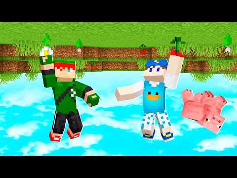 MINECRAFT FICA DE CABEÇA PRA BAIXO A CADA MINUTO!! 🙃 thumbnail