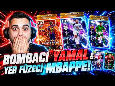 107 Bombacı L.Yamal, Yer Füzeci Mbappe! Top Açılımı + Deneme! 50'li Paket Ødegaard ve Bombacı Atep? thumbnail