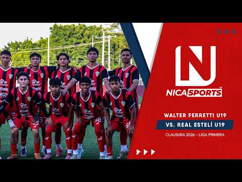 ? EN VIVO - Liga Primera U19 ⚽ W. Ferretti U19 ? Real Estelí U19 | Clausura 2026 - Final Ida thumbnail