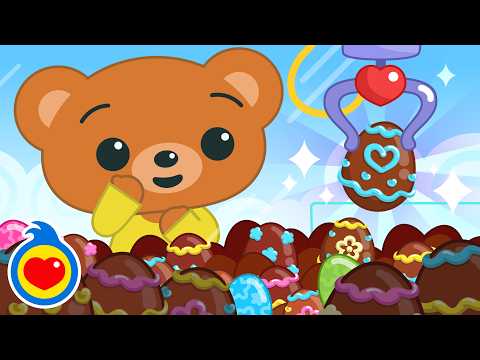¡Máquina de Huevos Sorpresa! ?✨ ¡Huevos de Chocolate! ?? Y Canciones Infantiles | Plim Plim thumbnail