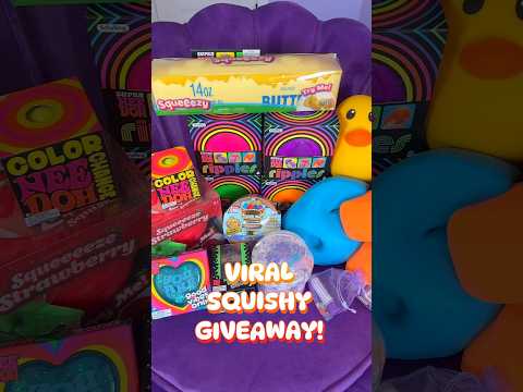 VIRAL RARE SQUISHY GIVEAWAY 🤭🎉 #giveaway #needoh #trending #dumpling #viral #satisfying #squishy thumbnail
