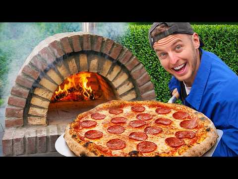Ik Bouwde een Houtgestookte Pizzaoven! (450 °C) thumbnail