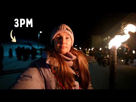 THIS Is How Santa Claus Is Welcomed Home Near the NORTH POLE ︱ Svalbard, Polar Night thumbnail