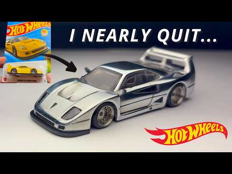 $2 Hot Wheels → 1 of 1 Ferrari F40 Art Piece thumbnail