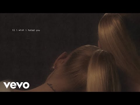 Ariana Grande - i wish i hated you (lyric visualizer) thumbnail