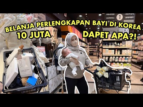 BELANJA TERAKHIR PERSIAPAN LAHIRAN DI KOREA! ? 10 JUTA DAPET APA AJA YA?? ?? thumbnail